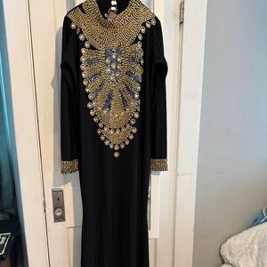 Women longsleeve black dress